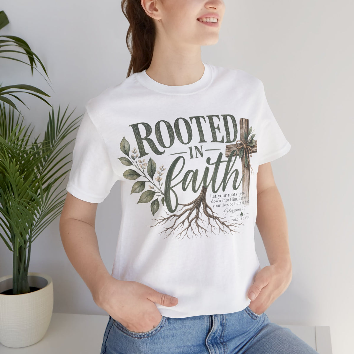 Rooted in Faith Tree Tee