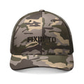 Fixin to Embroidered Distressed Camo Cap