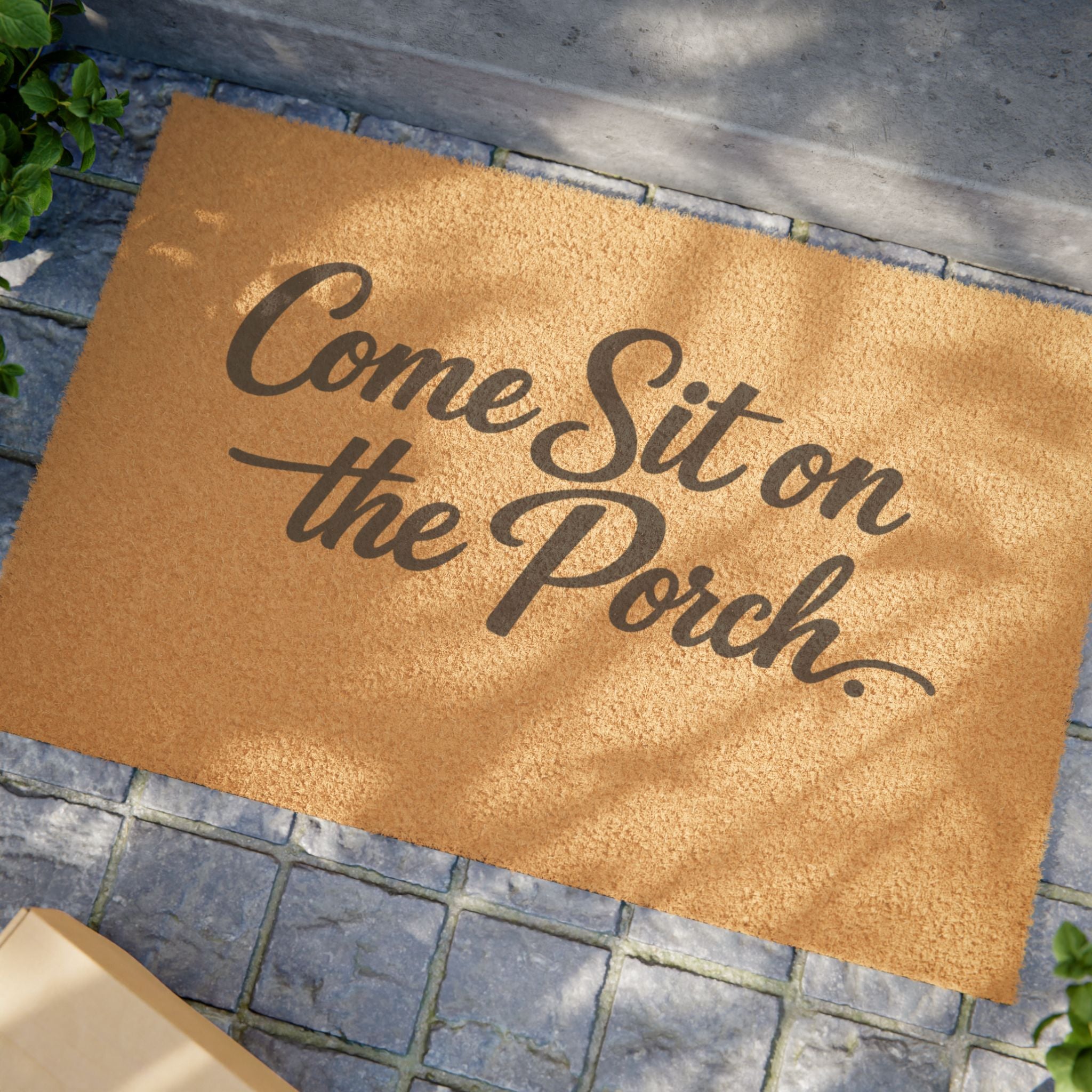 Come Sit on the Porch Coir Doormat