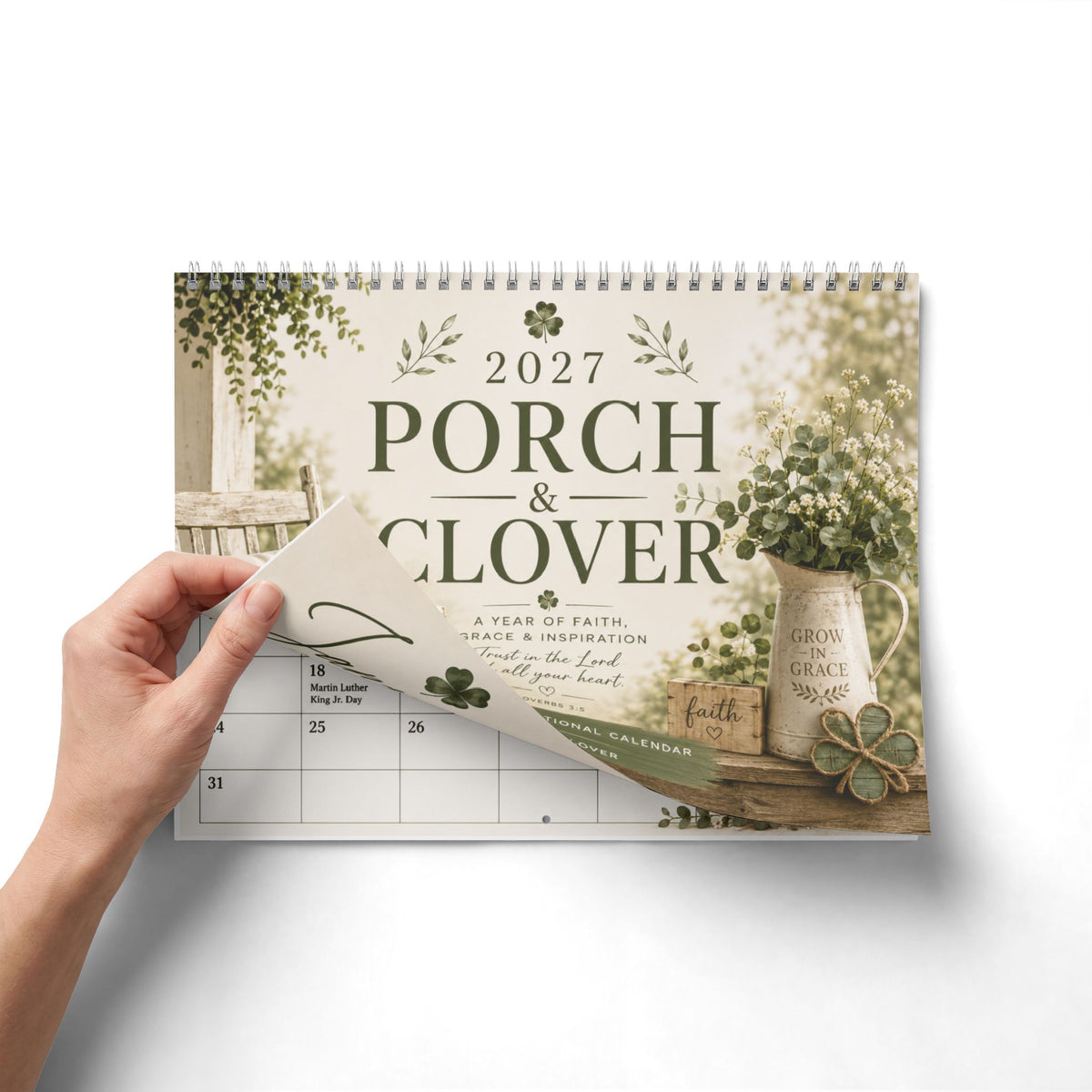 2027 Porch & Clover Calendar