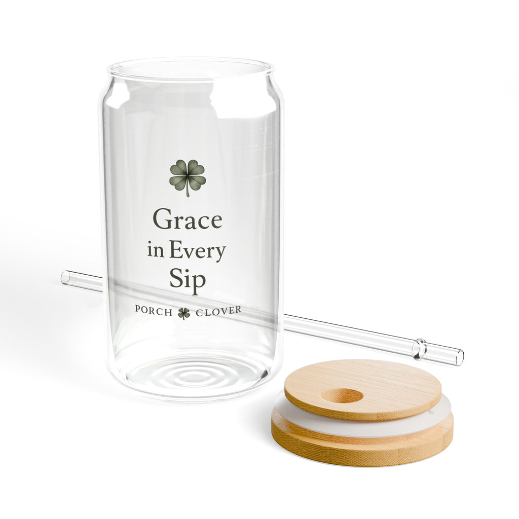 Grace in Every Sip Bamboo Lid Straw Tumbler