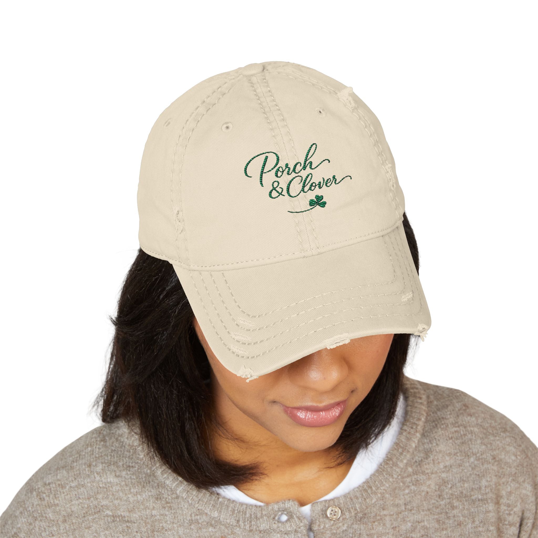 Signature Distressed Hat