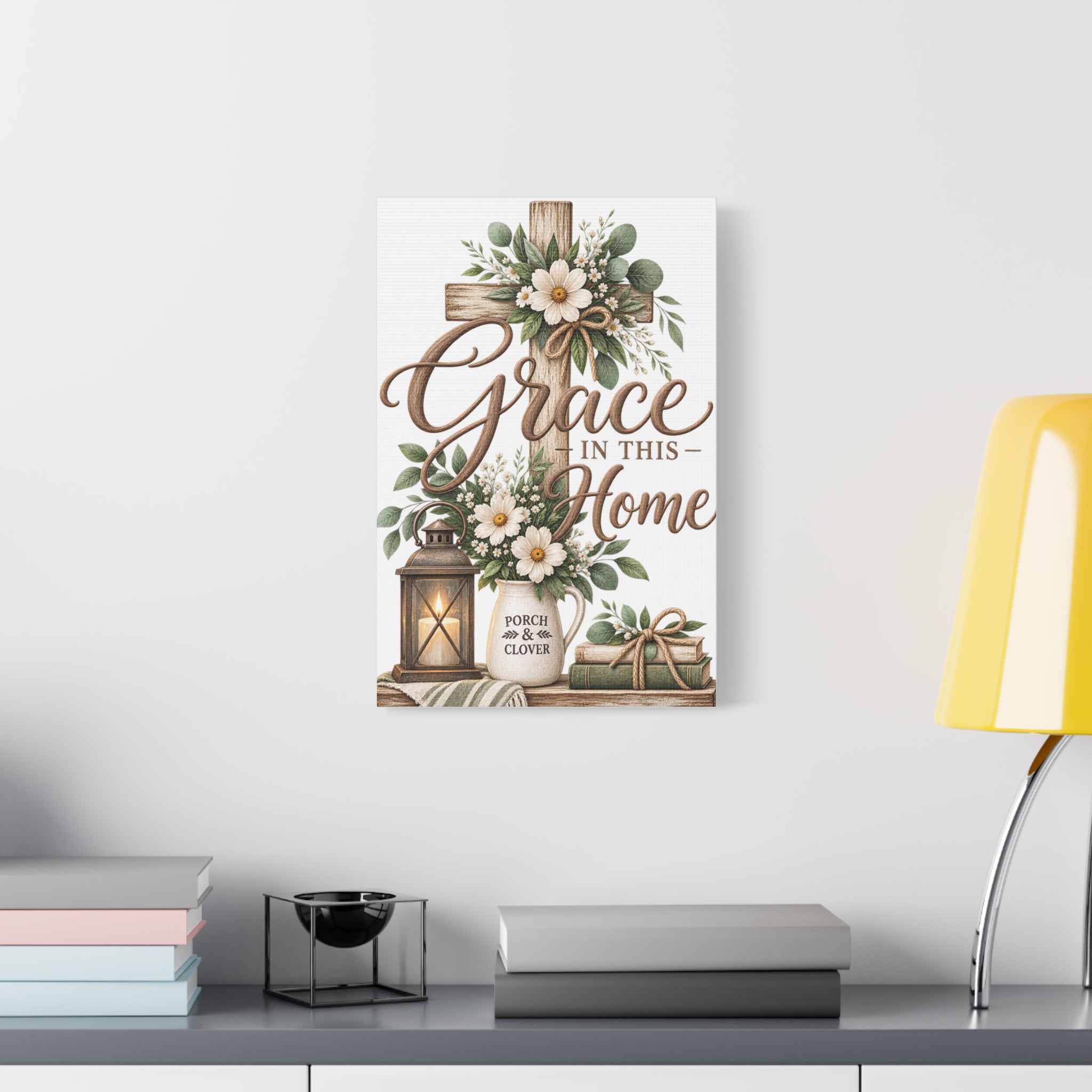 Grace in This Home Matte Canvas Wall Art