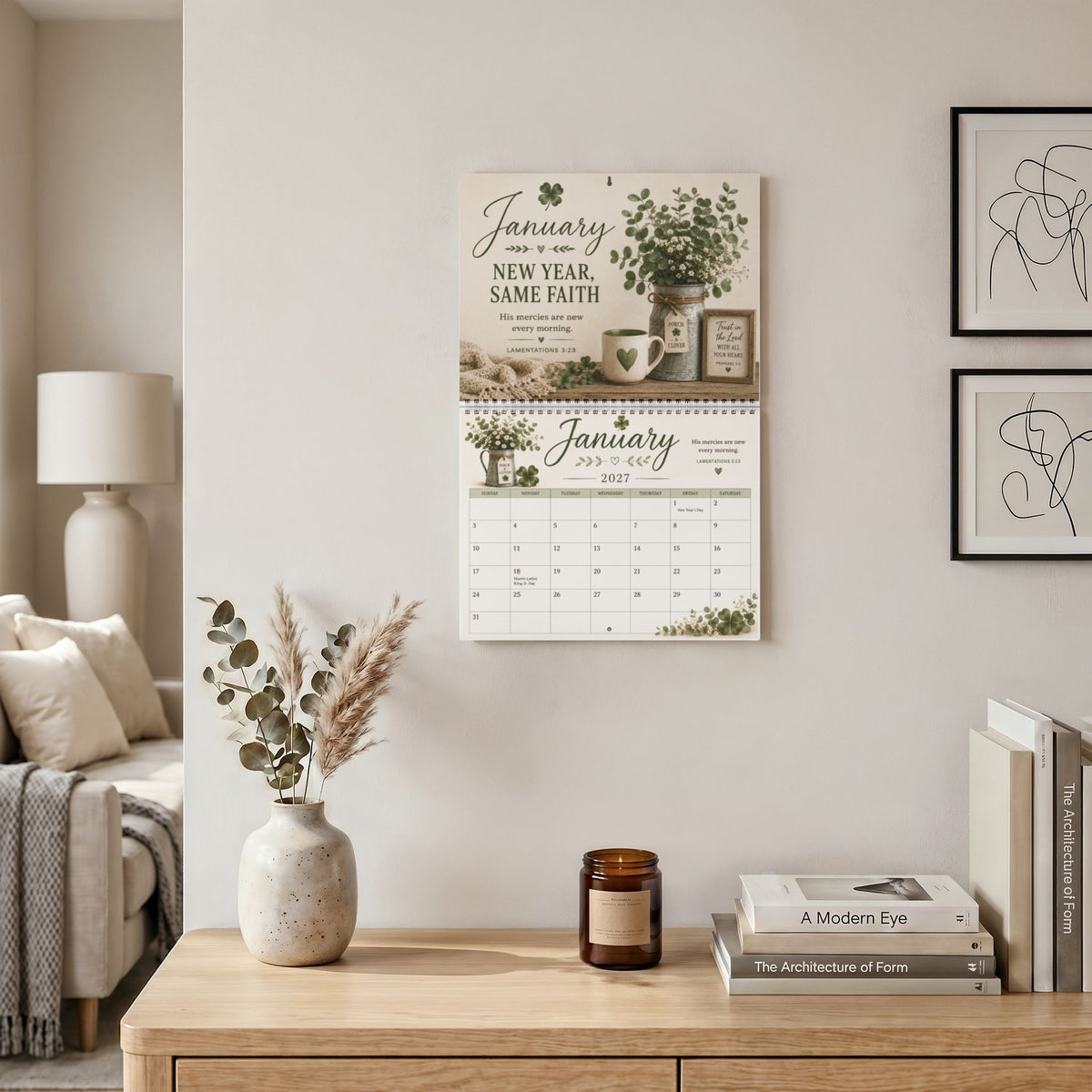 2027 Porch & Clover Calendar