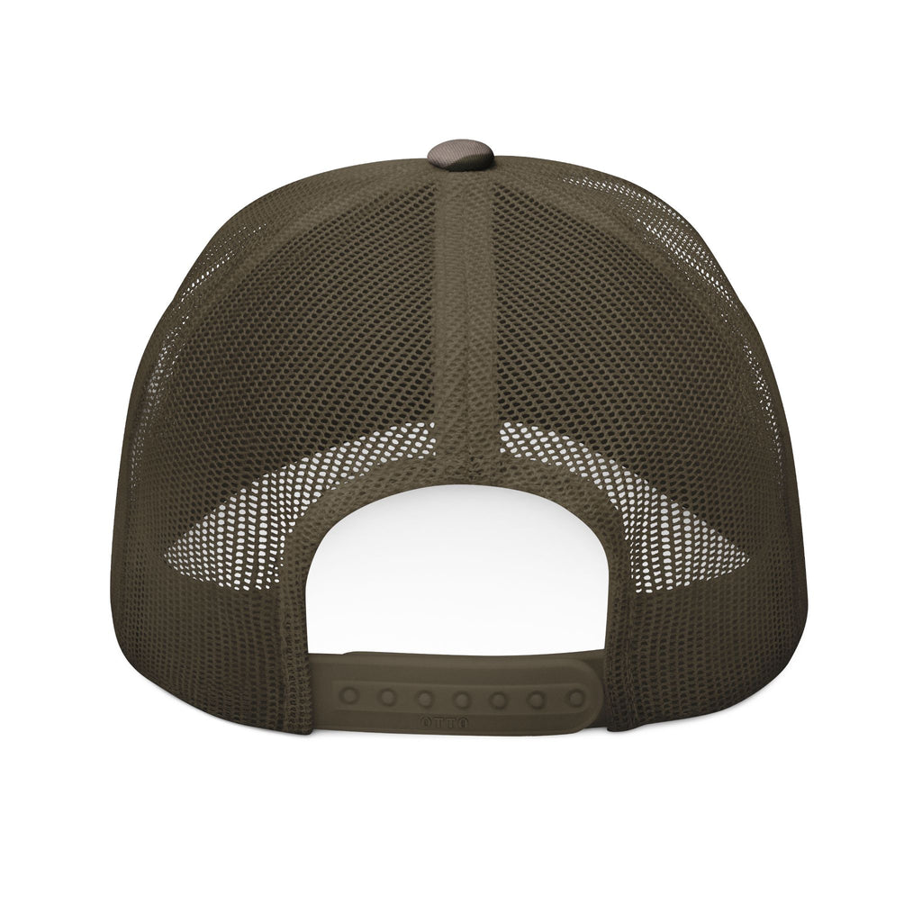 Fixin to Embroidered Distressed Camo Cap