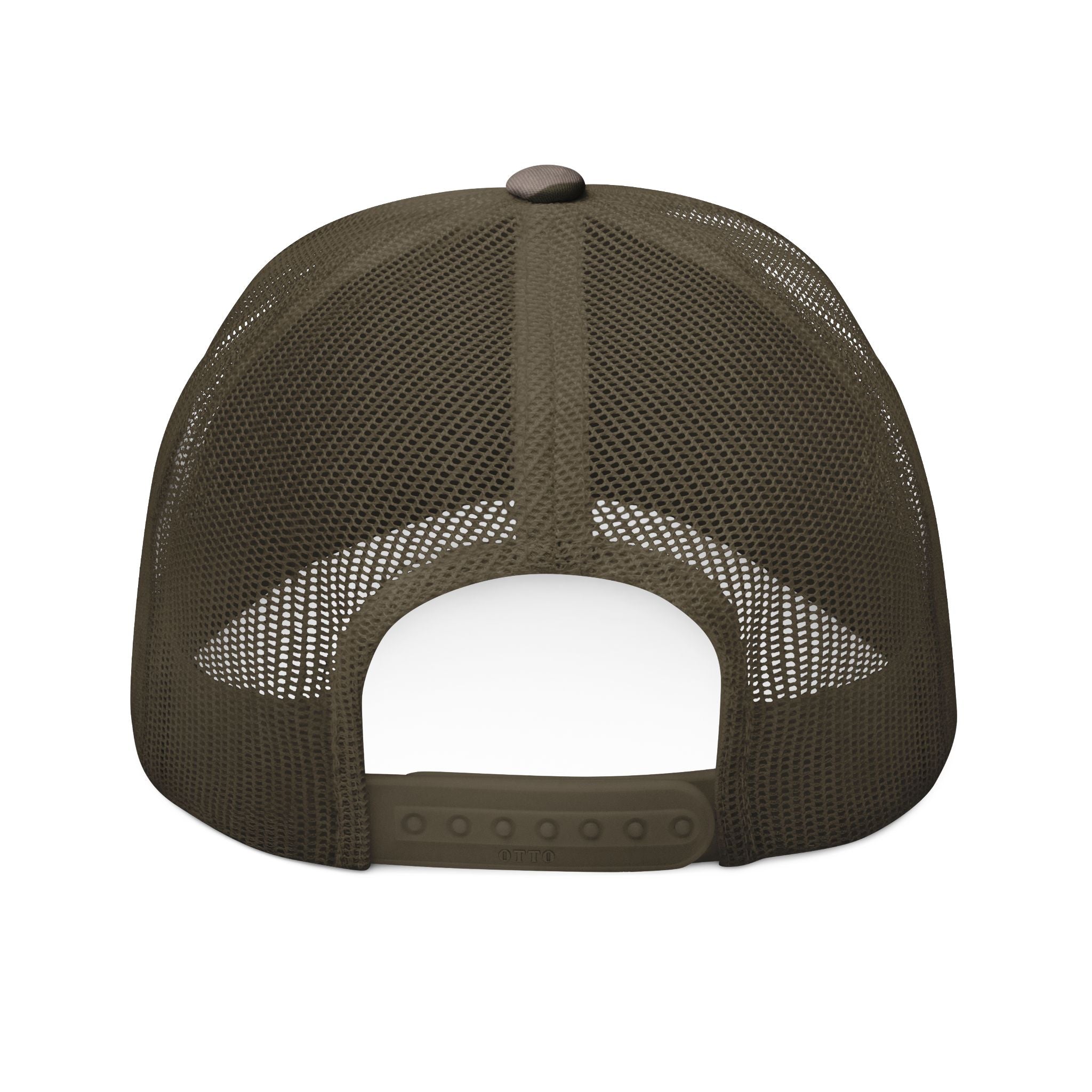 Fixin to Embroidered Distressed Camo Cap