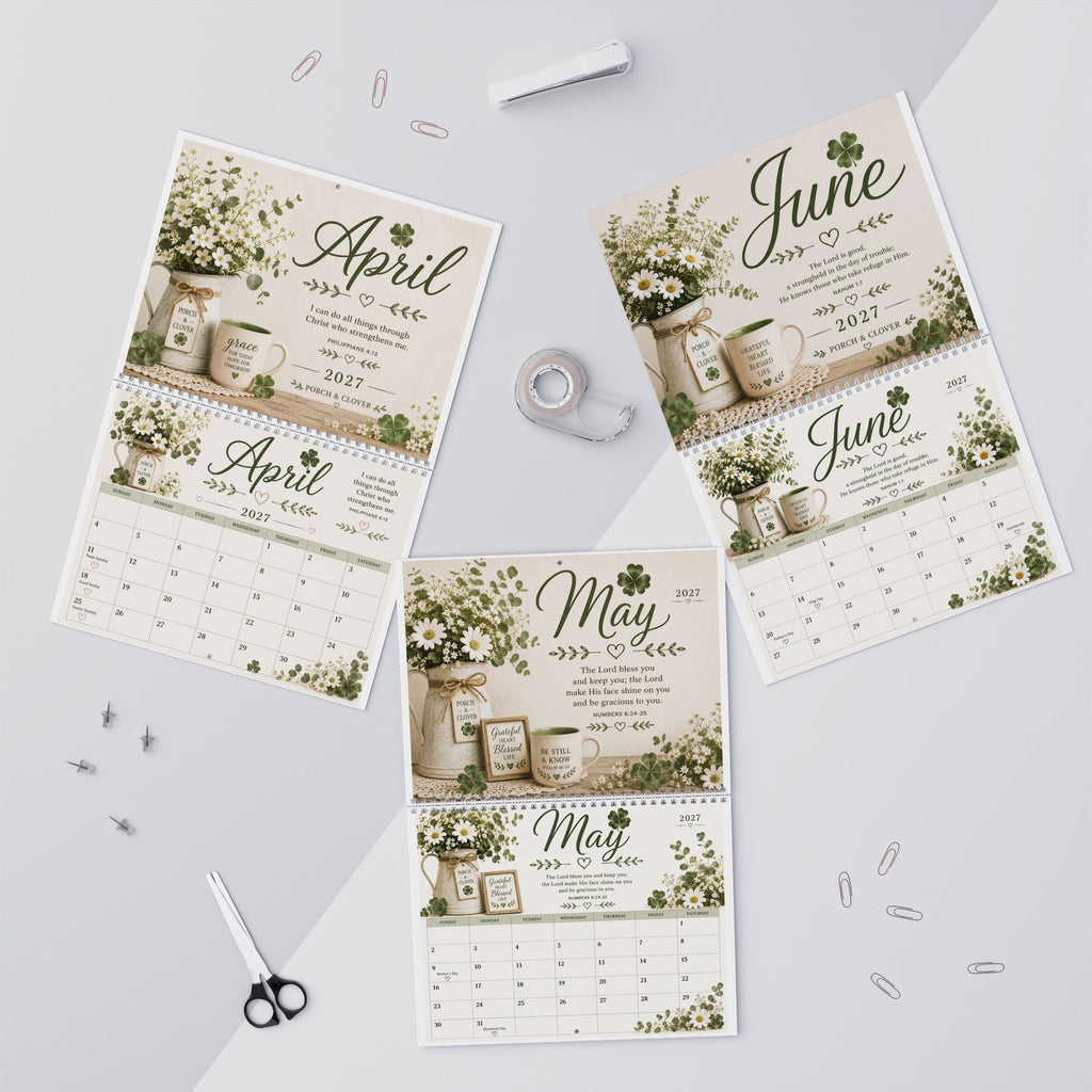 2027 Porch & Clover Calendar