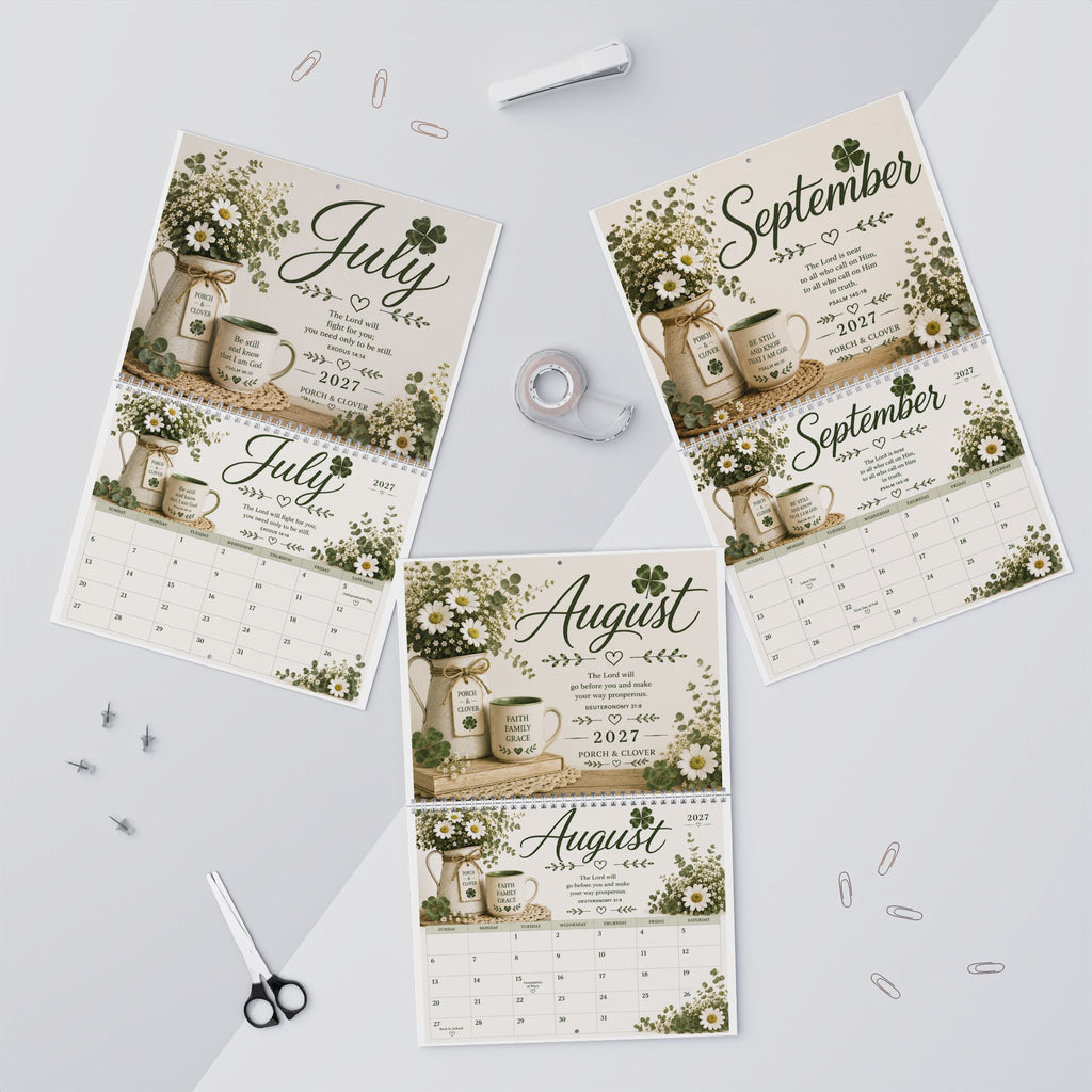 2027 Porch & Clover Calendar