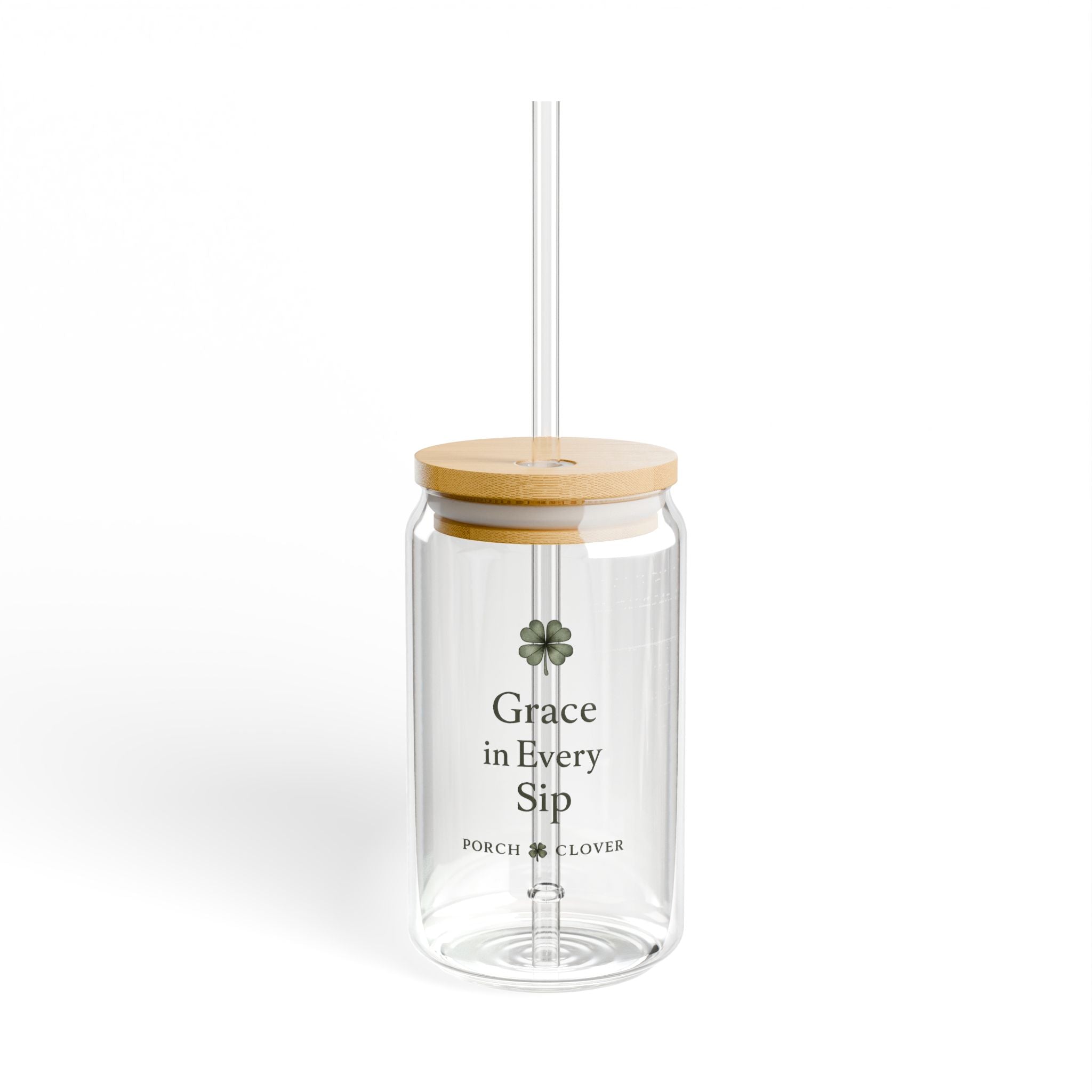 Grace in Every Sip Bamboo Lid Straw Tumbler